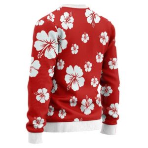 DBZ Master Roshi Hibiscus Floral Pattern Wool Sweatshirt