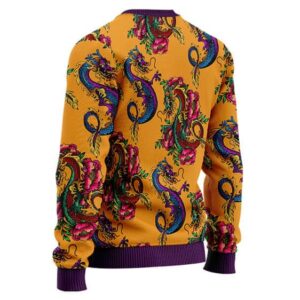 The Mighty Shenron Colorful Artwork DBZ Wool Sweatshirt