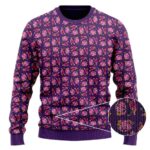 Dragon Ball Z Majin Buu Kirby Cute Parody Wool Sweater