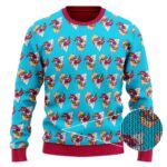 Master Roshi Nosebleed Pattern DBZ Wool Sweatshirt