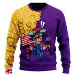 DBZ Hypebeast Kid Goku Grime Artwork Wool Sweatshirt