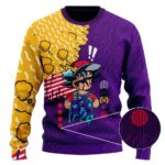 DBZ Hypebeast Kid Goku Grime Artwork Wool Sweatshirt