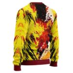 Super Saiyan Goku Kamehameha DBZ Art Wool Sweater