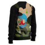 DBZ Black Goku & Future Trunks Flat Art Wool Sweater