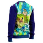Awesome Gogeta Blue Aura Artwork DBZ Wool Sweater