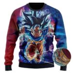 Dragon Ball Z Son Goku Ultra Instinct Form Wool Sweater