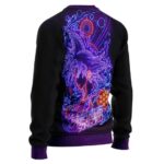 DBZ Ultra Instinct Son Goku Neon Lights Wool Sweater