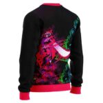 Pink Rose Goku Black Zamasu 3D Art Wool Sweatshirt