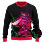 Pink Rose Goku Black Zamasu 3D Art Wool Sweatshirt