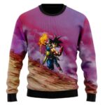 Dragon Ball Z Bardock Swift Attack Dope Wool Sweatshirt