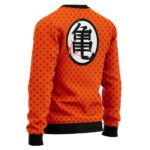 DBZ Kakarot Wisdom Kanji Star Pattern Wool Sweatshirt