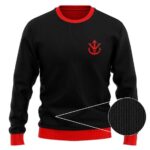 DBZ Saiyan Royal Family Crest Awesome Wool Sweatshirt