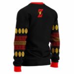 Cool Dragon Ball Z Logo Ugly Christmas Black Wool Sweater