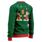Son Goku With Santa DBZ Ugly Christmas Wool Sweatshirt