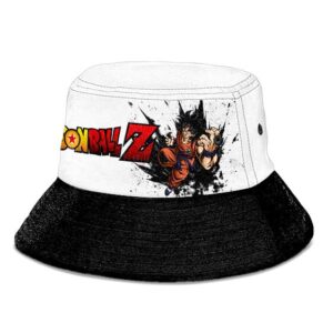 Yamcha Dragon Ball Z White Black Cool and Awesome Bucket Hat