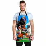 Yamcha and Puar Training Dragon Ball Cool and Awesome Apron