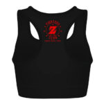 Z Fighters Club Dragon Ball Z Red and Black Cool Sports Bra