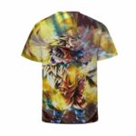 Dragon Ball Z Son Goku Super Saiyan 3 Brave Luminous Yellow Tshirt