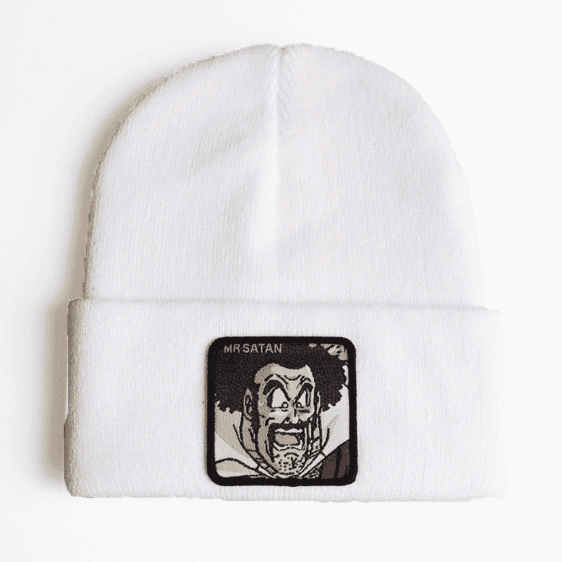 Dragon Ball Z Mr. Satan Epic Reaction White Casual Beanie