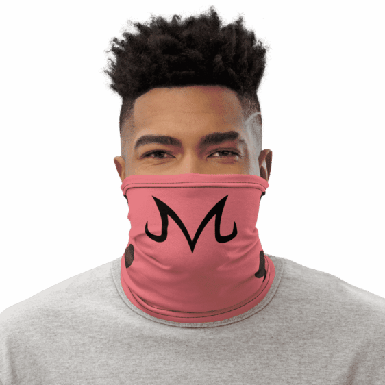 Dragon Ball Z Majin Buu Sigil Pink Face Covering Neck Gaiters