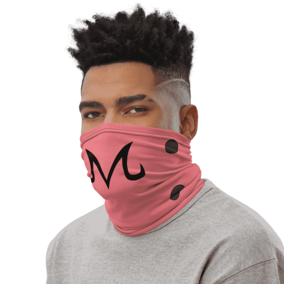 Dragon Ball Z Majin Buu Sigil Pink Face Covering Neck Gaiters