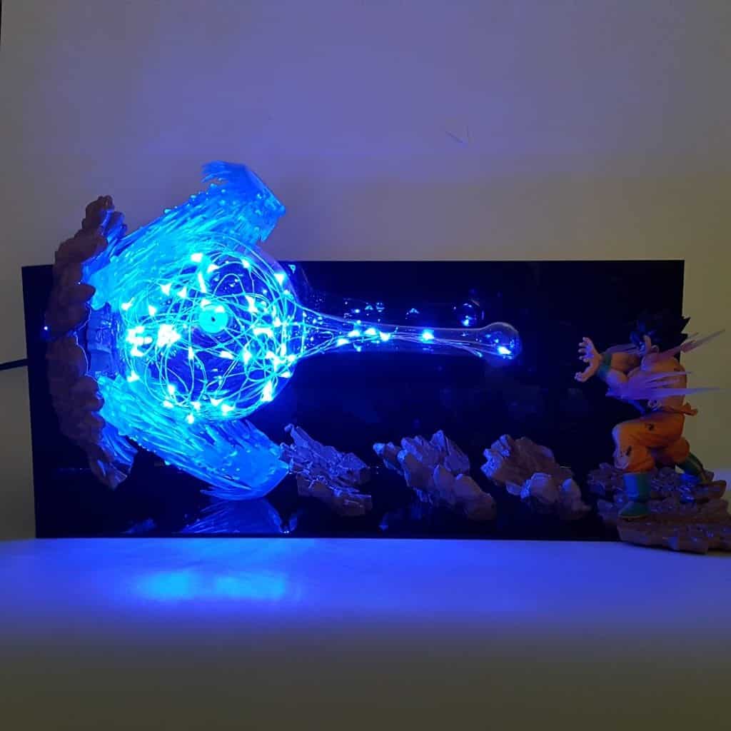 DBZ Son Goku Super Saiyan Kamehameha Wave DIY 3D Light Lamp — DBZ Store
