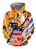 Dragon Ball Z The Fearless Majin Vegeta Super Saiyan Hoodie