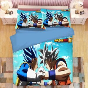 DBS Vegeta Blue Vs Goku Ultra Instinct Bedding Set