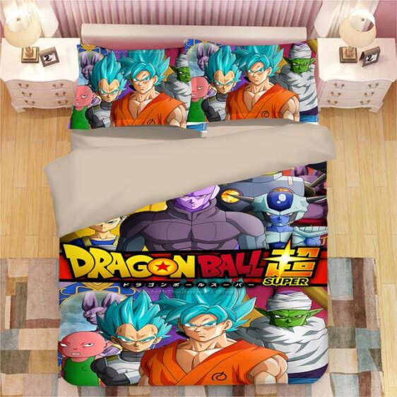 Dragon Ball Super Son Goku & Hit Team Battle Bedding Set