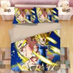 Dragon Ball Z Bruised Majin Vegeta Super Saiyan Bedding Set