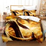 DBZ Goku Riding Kinton Cloud With Shenron Bedding Set