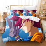 Super Saiyan God Goku With Lord Beerus Bedding Set