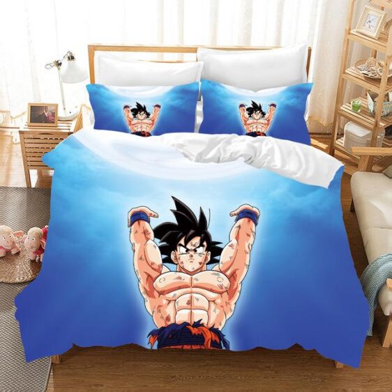 DBZ Wounded Fighting Son Goku Energy Ball Bedding Set