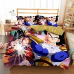 DBZ Son Goku Kamehameha & Vegeta Saiyan Prince Bedding Set