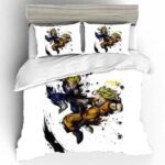 Super Saiyan Majin Vegeta & Son Goku Battle Bedding Set