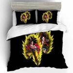 Dragon Ball Z Son Goku And Vegeta SSJ4 Form Bedding Set