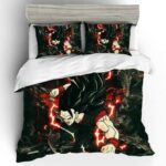 Dragon Ball Xenoverse 2 Evil Goku Black Bedding Set