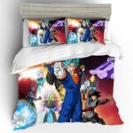 Vegito Big Bang Attack Goku Black Beerus Zamasu Bedding Set