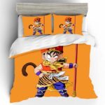 Dragon Ball Z Kid Gohan Sun Wukong Yellow Bedding Set