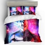 Son Goku Ultra Instinct And Jiren Vibrant Bedding Set