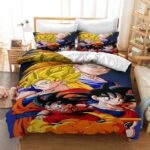 DBZ Son Goku Character Transformation Bedding Set