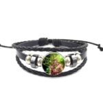 Bruised Broly Super Saiyan Form Leather Bangle Bracelet