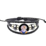 DBZ Son Goku SSJ Yellow Aura Bangle Braided Bracelet