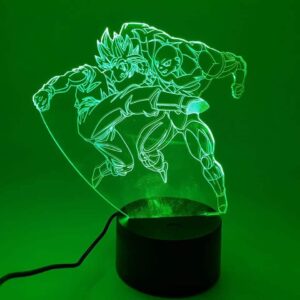 Dragon Ball Z Vegeta Super Saiyan 3D LED Night Lights – Anime Fantasy Land