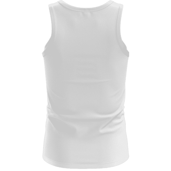 ﻿DBZ Goku Spirit Bomb Ganja Weed White Awesome Tank Top - back