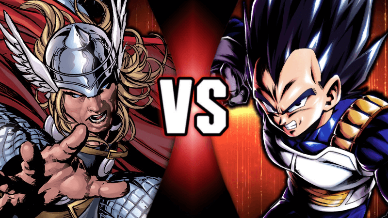 Thor vs Vegeta Who Would Win