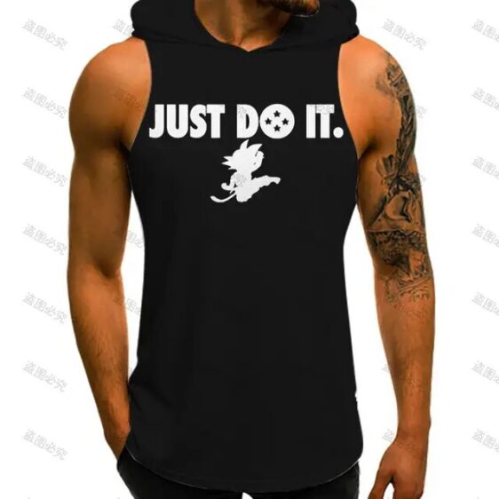 Just Do It Kid Goku Dragon Ball Z Hooded Tank Top