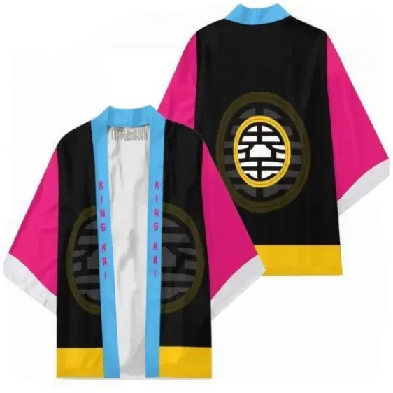 Dragon Ball Z King Kai Black and Pink Kimono