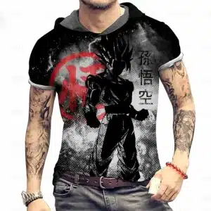 Dragon Ball Z Hooded T-shirts for Men