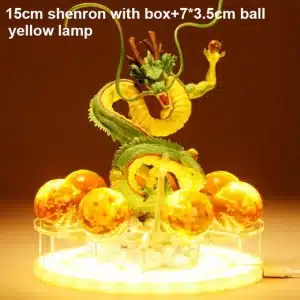 Green Shenron Dragon Ball Z LED Lamp with Seven Dragon Balls
